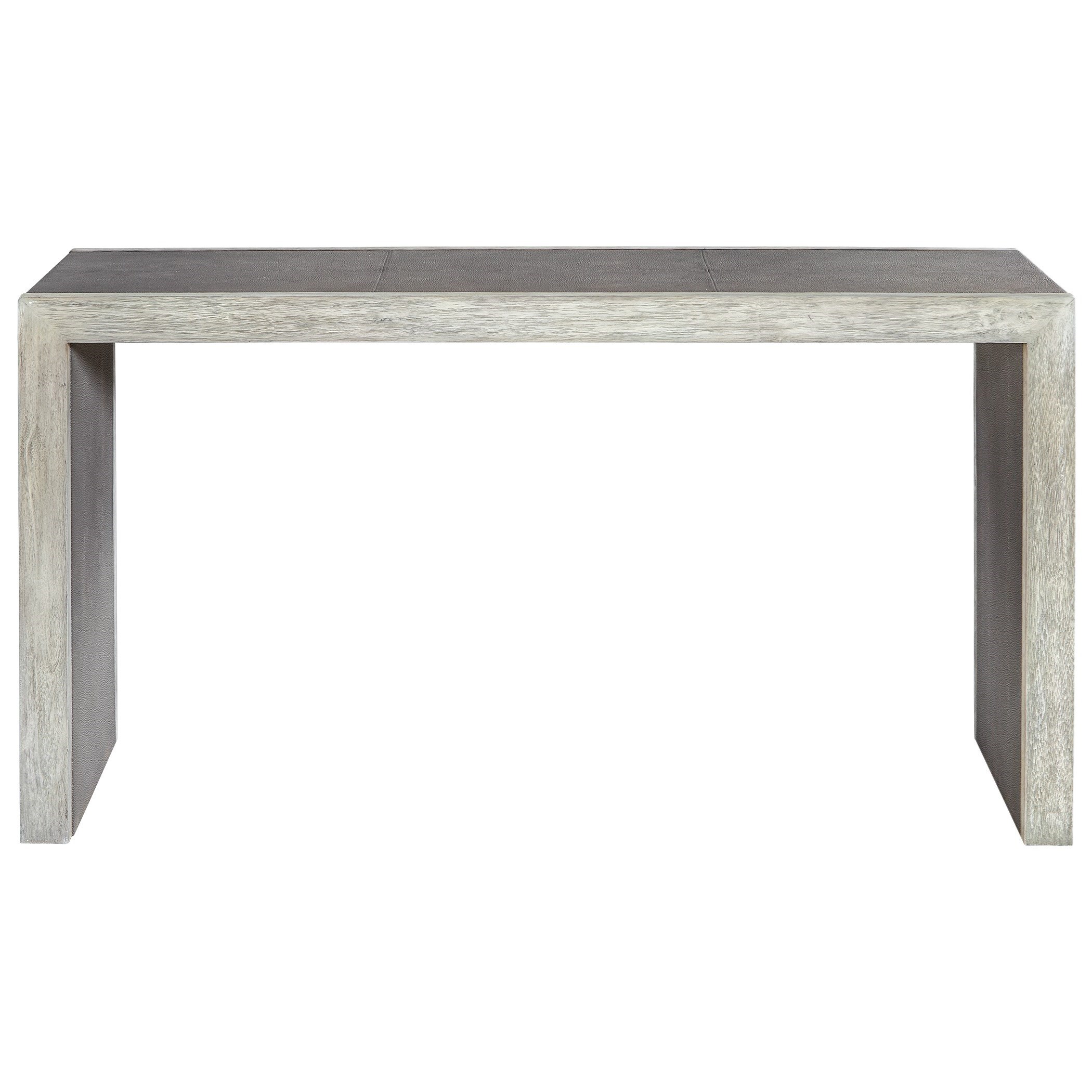 Uttermost Accent Furniture Occasional Tables Aerina Aged Gray Console Table Mueller